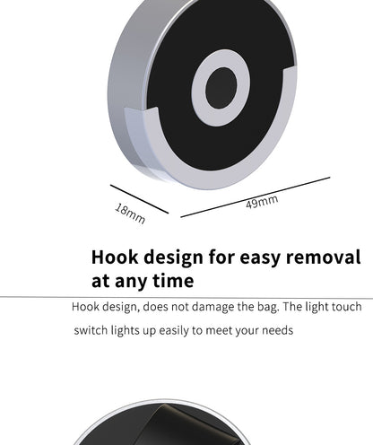 Touch Long Endurance KTV Bar Compact Vag Light Creative DIY Lighting LED Light Goddess Exquisite Gift Circular Bag Light Outdoo