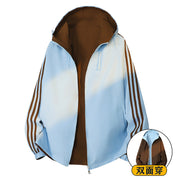 Men's Reversible Hooded Jacket - Two Looks in One