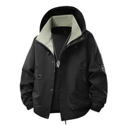 Teen Casual Hooded Jacket - Loose Fit, Unisex