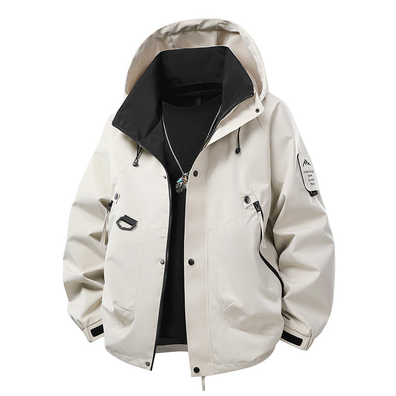 Teen Casual Hooded Jacket - Loose Fit, Unisex