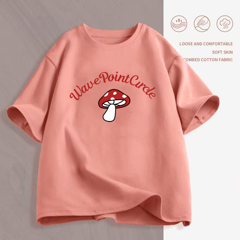 Women's Cartoon Print T-Shirt — Loose Short-Sleeve Round-Neck Summer Top - photo 25