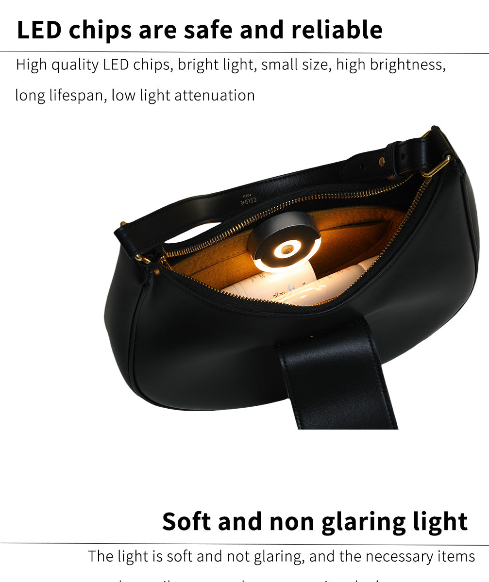 Touch Long Endurance KTV Bar Compact Vag Light Creative DIY Lighting LED Light Goddess Exquisite Gift Circular Bag Light Outdoo