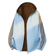 Men's Reversible Hooded Jacket - Two Looks in One