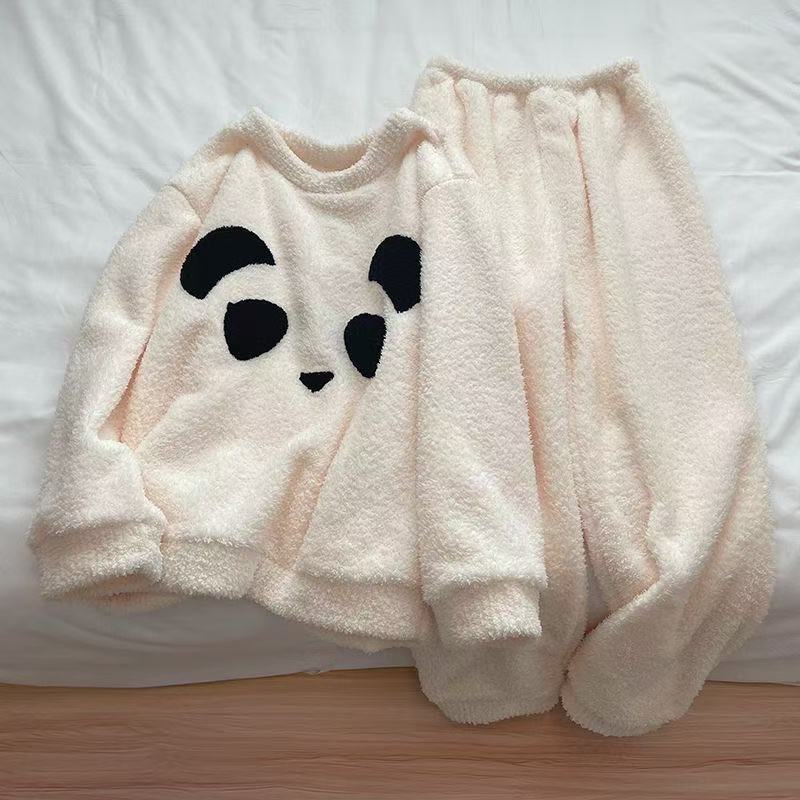 Women's Coral Fleece Pyjama Set — Warm Flannel Winter Loungewear - photo 14