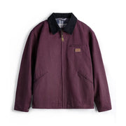 Maden Men's Barn Jacket - Vintage Workwear, Lapel