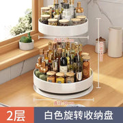 Rotating Spice Rack Organiser — Countertop Condiment Storage, 1–3 Tier