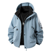 Teen Casual Hooded Jacket - Loose Fit, Unisex