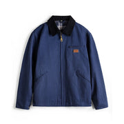 Maden Men's Barn Jacket - Vintage Workwear, Lapel