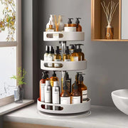 Rotating Spice Rack Organiser — Countertop Condiment Storage, 1–3 Tier