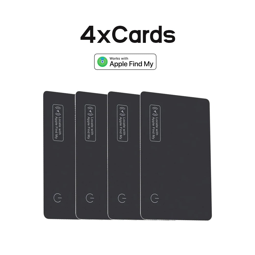 Rechargeable Wallet Tracker Card for Apple Find My