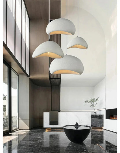 Japanese Wabi Sabi Chandelier Modern LED Pendant Light for Dining Living Room Bedroom Bar Designer Homestay E27 Hanghing Lamp
