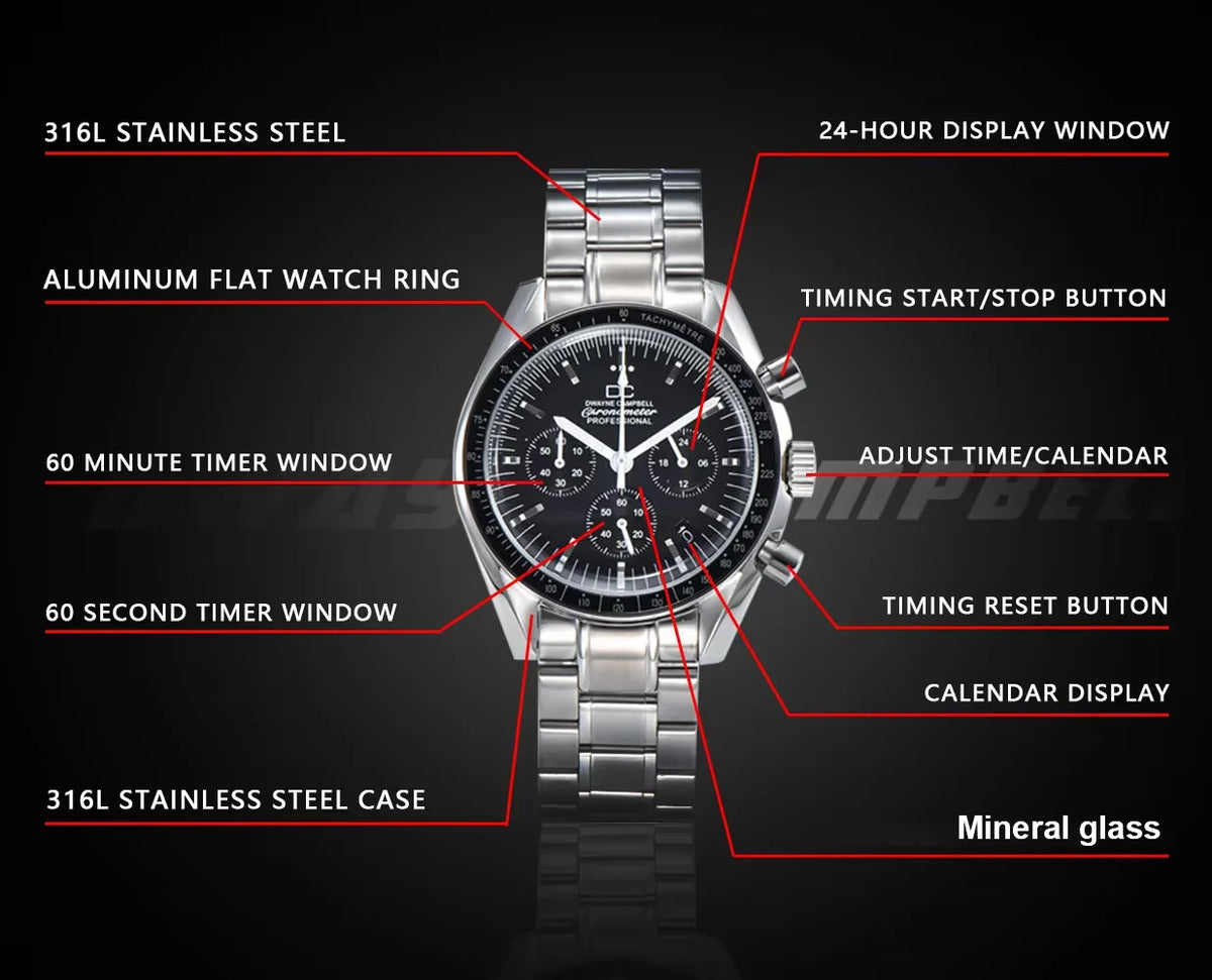 VK63 Quartz Chronograph Watch