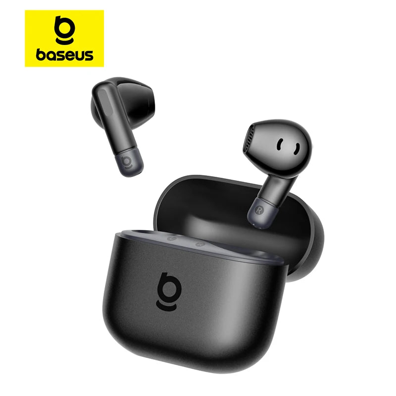 Baseus Bass BS2 Lite TWS Earbuds – Bluetooth 6.0, 40H Playtime, ENC