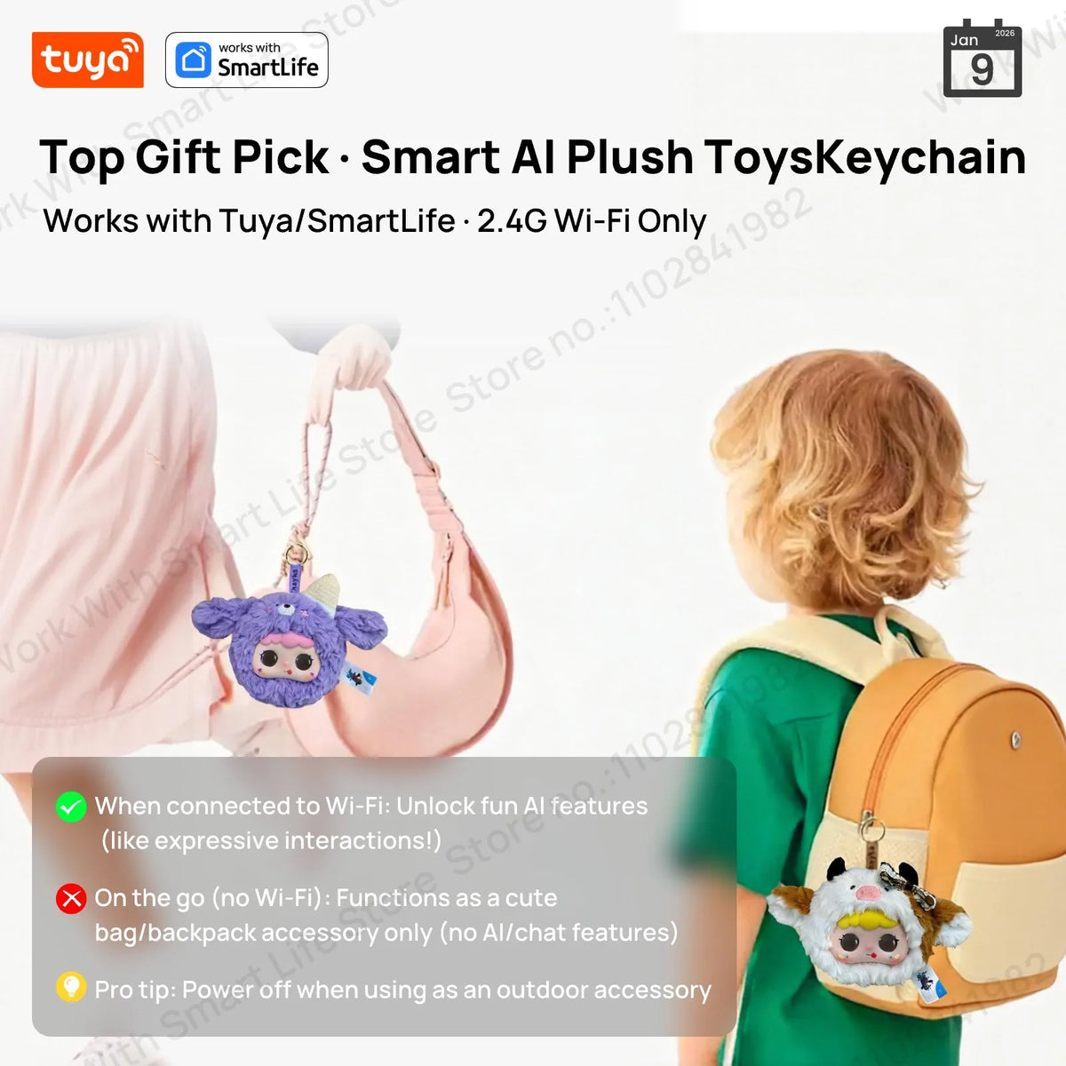 Tuya Voice-Interactive AI Plush Robot