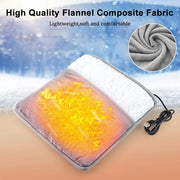 USB Heated Foot Warmer – Soft Plush Electric Thermal Foot Pad
