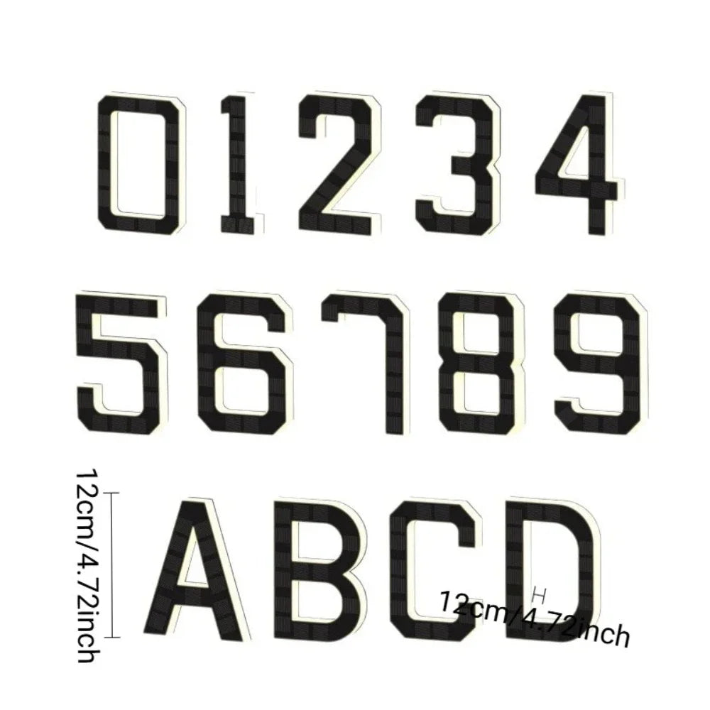 Solar LED House Number Sign – Waterproof Outdoor Address Plate Light