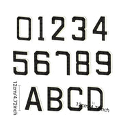 Solar LED House Number Sign – Waterproof Outdoor Address Plate Light