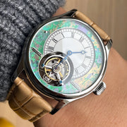 Merkur Men's High-Frequency Coaxial Tourbillon Watch – Sapphire