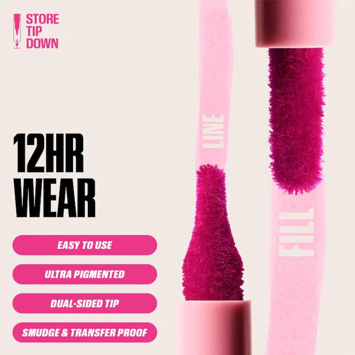 Velvet Matte Lip Liner Pencil – Waterproof, Long-Lasting Nude Shades