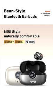 HTC NE79 TWS Earbuds – Bluetooth 6.0, AI Translation, ENC Noise Cancelling