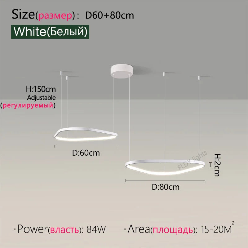 Modern Designer Chandelier – Hanging Pendant Lamp for Ceilings