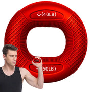 Silicone Finger Strengthener Ring – Hand Grip & Wrist Exercise Trainer