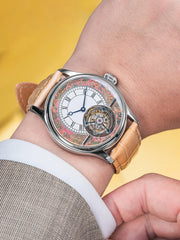 Merkur Men's High-Frequency Coaxial Tourbillon Watch – Sapphire