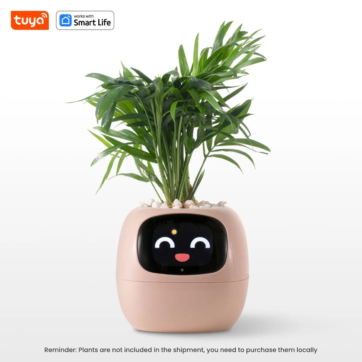 Tuya Ivy Smart Planter – AI Plant Pot with 49 Expressions & 7 Sensors