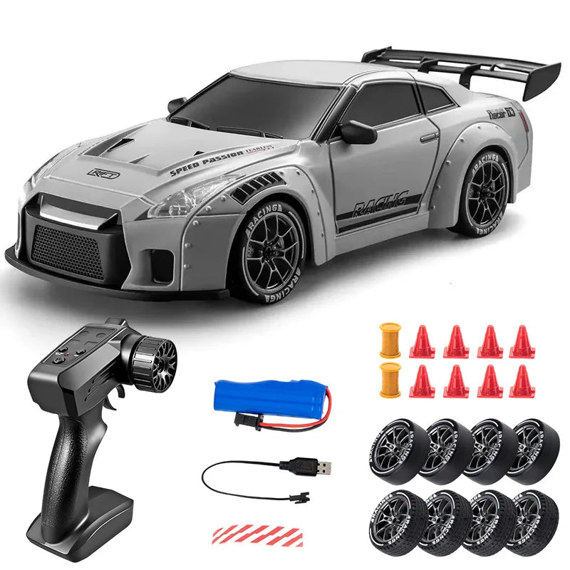 1:24 RC Drift Car – 4WD Remote Control Car, 20km/h with LED Lights