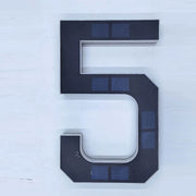 Solar LED House Number Sign – Waterproof Outdoor Address Plate Light