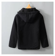 Men's Thick Hooded Padded Winter Jacket – Warm Vintage-Style Coat