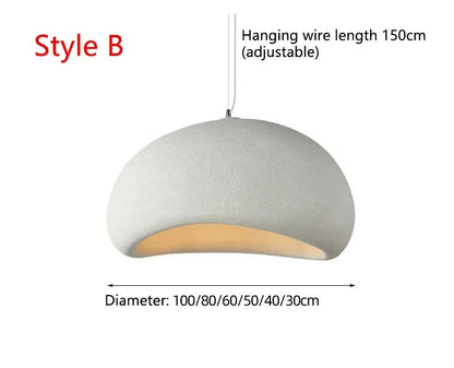 Japanese Wabi Sabi Chandelier Modern LED Pendant Light for Dining Living Room Bedroom Bar Designer Homestay E27 Hanghing Lamp