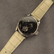 Jacques Genry Men's Tourbillon Watch – 42mm, Manual, Hollow Carved Dial