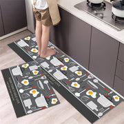 Non-Slip Velvet Kitchen Runner Mat – Absorbent Long Floor Rug