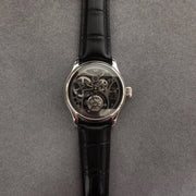 Jacques Genry Men's Tourbillon Watch – 42mm, Manual, Skeleton Dial