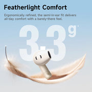 Baseus Bass BS2 Lite TWS Earbuds – Bluetooth 6.0, 40H Playtime, ENC