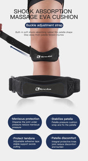 Adjustable Knee Support Strap – Patellar Brace for Sports & Running