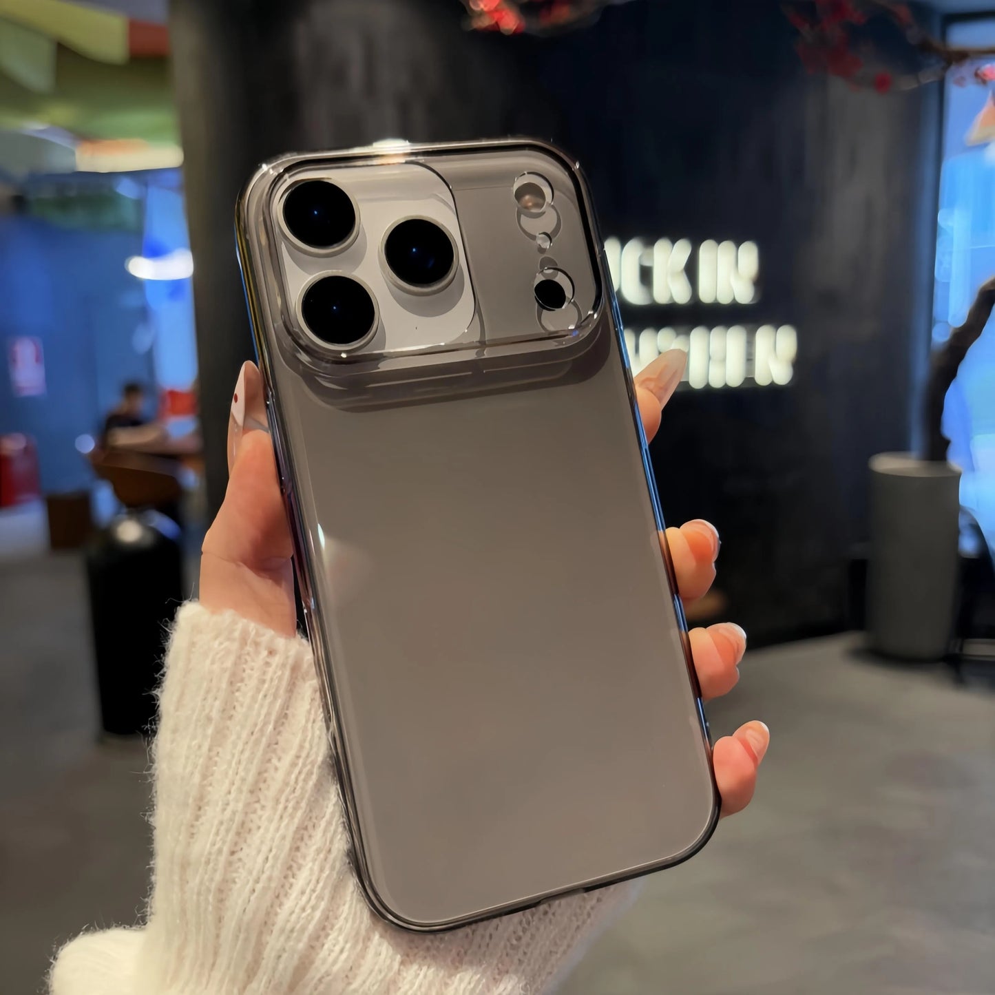 Luxury Hard Transparent Hard Plastic Case for iPhone 17 Air 16 15 14 Plus 13 12 11 Pro Max Clear Ultra Thin Slim Glossy Cover