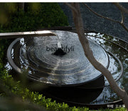 Japanese Zen Water Fountain — Courtyard & Hotel Landscape Feature
