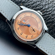 Pierre Paulin Men's Jumping Hour Watch – Salmon Dial, Automatic, 38mm