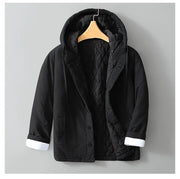 Men's Thick Hooded Padded Winter Jacket – Warm Vintage-Style Coat