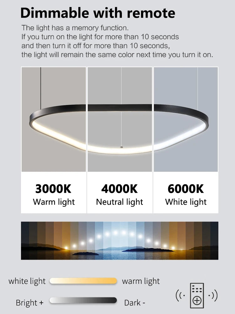 Modern Designer Chandelier – Hanging Pendant Lamp for Ceilings