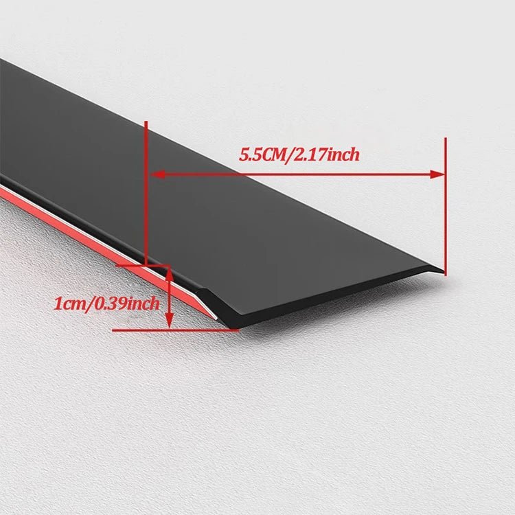 1m Home Window Water Blocking Bar Sliding Window Rain Weatherstrip Balcony Insulation Windproof Sealing Strip   Flashing Board