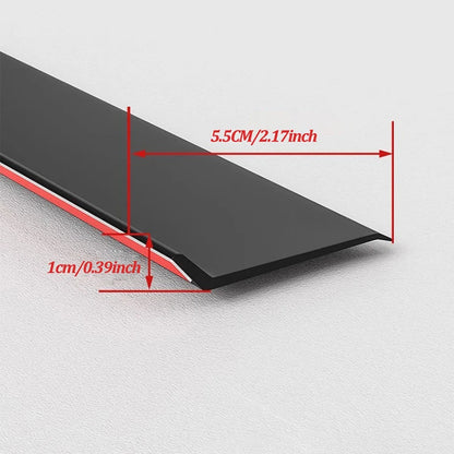 1m Home Window Water Blocking Bar Sliding Window Rain Weatherstrip Balcony Insulation Windproof Sealing Strip   Flashing Board