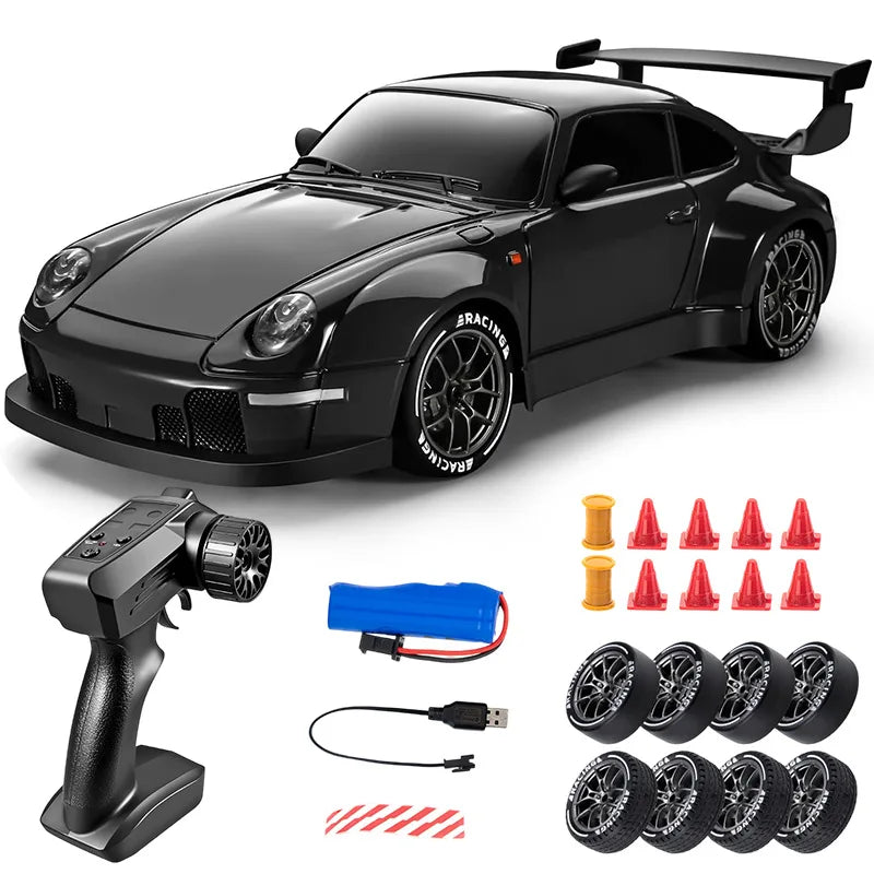 1:24 RC Drift Car – 4WD Remote Control Car, 20km/h with LED Lights