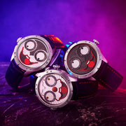 Joker Men's Automatic Moon Phase Diving Watch – Leather Strap