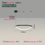 Modern Designer Chandelier – Hanging Pendant Lamp for Ceilings