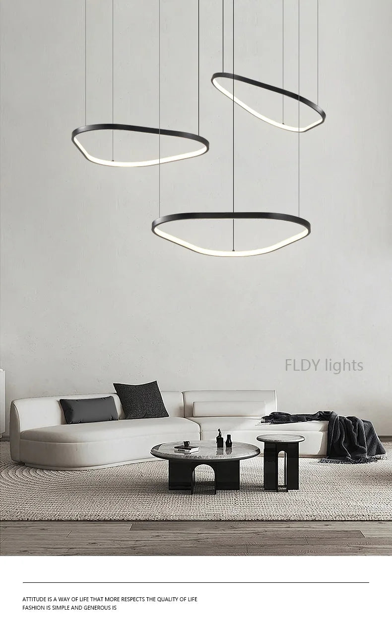 Modern Designer Chandelier – Hanging Pendant Lamp for Ceilings