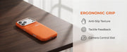 ESEBLE Woven Faux-Leather Magnetic Phone Case