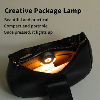 Touch Long Endurance KTV Bar Compact Vag Light Creative DIY Lighting LED Light Goddess Exquisite Gift Circular Bag Light Outdoo